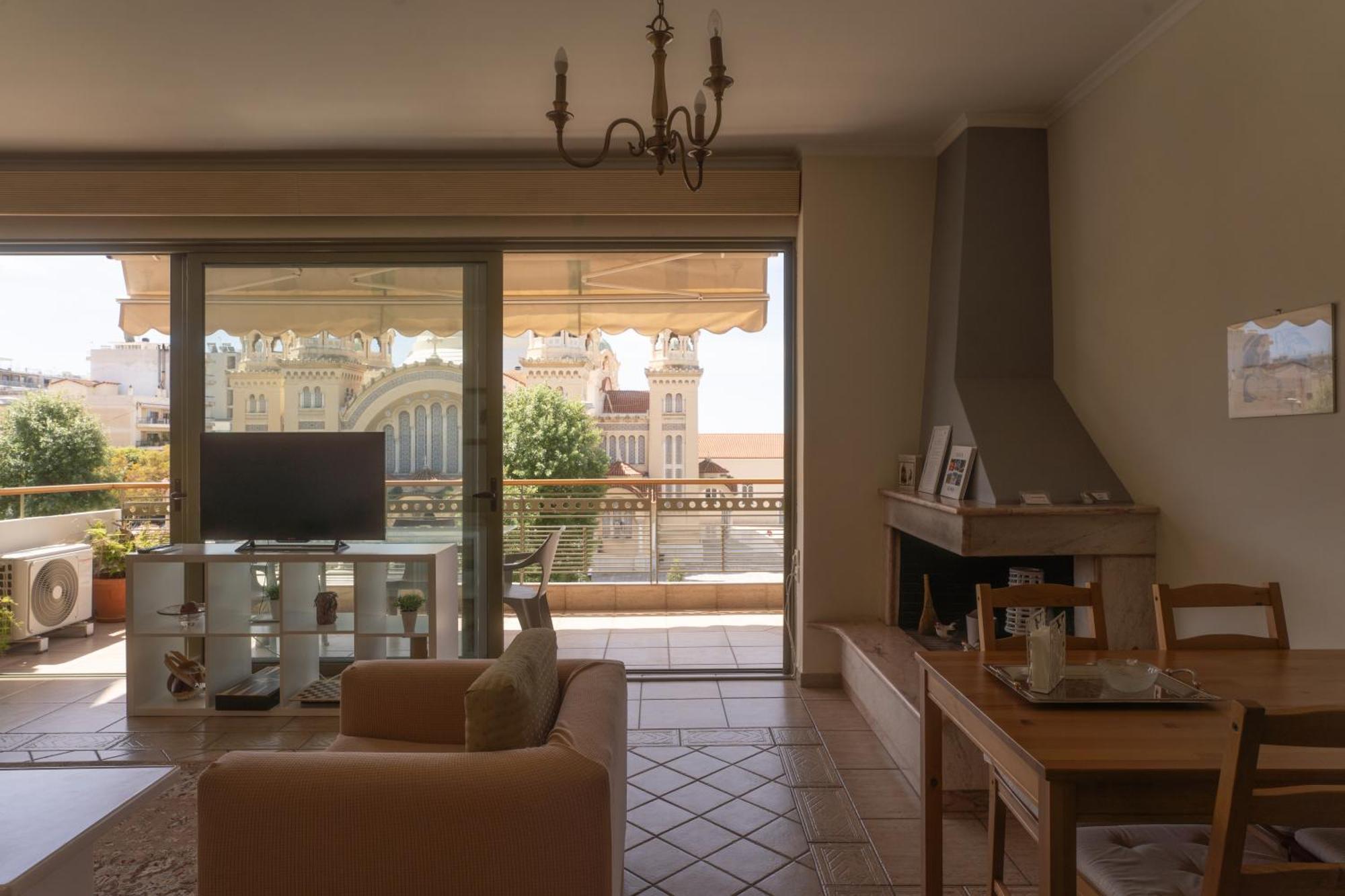 3Bd Apartment In The Center - Self Check In Patras Exterior photo